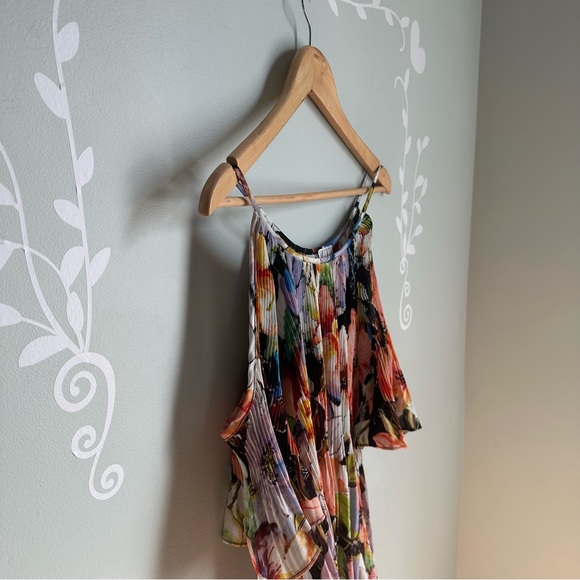 Flower Print Cold Shoulder Spence Blouse in size US L - Picture 4 of 7